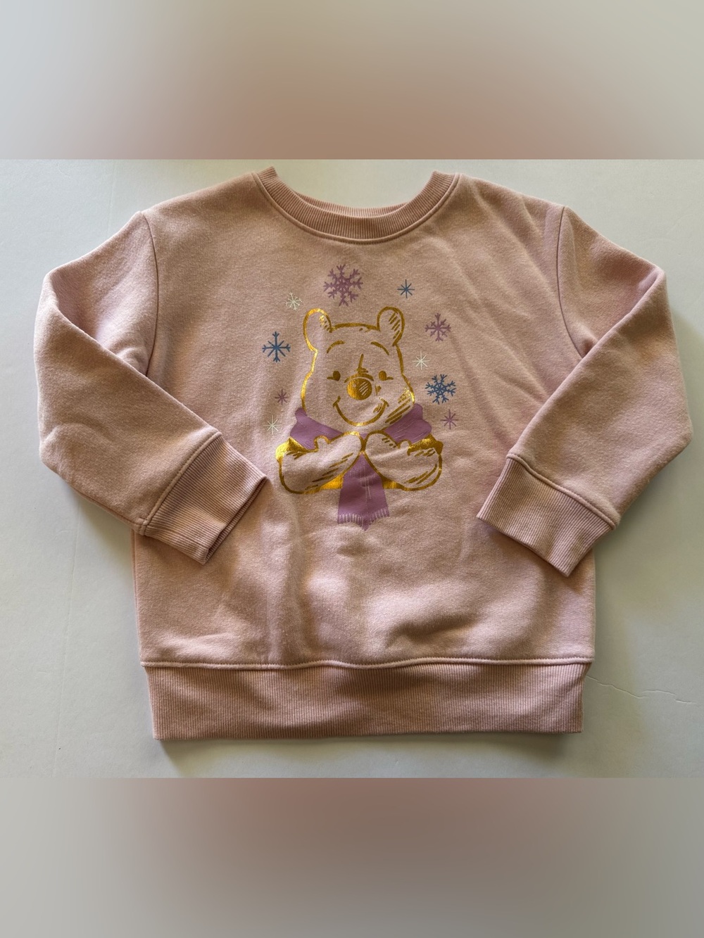 Girls 4 t NWOT Winnie the Pooh winter pink Disney sweatshirt